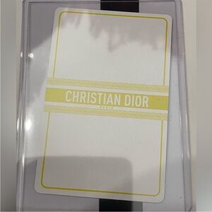 Christian Dior Paris Yellow 10 ♠️ playing card